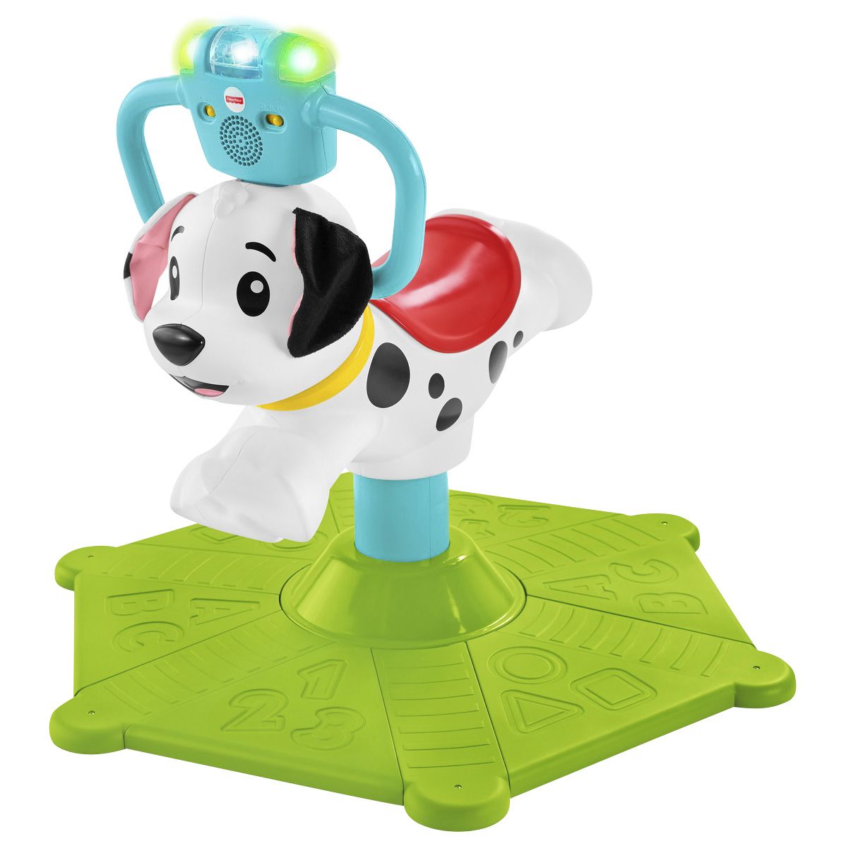 Fingerhut - Fisher-Price Bounce and Spin Puppy Ride-On