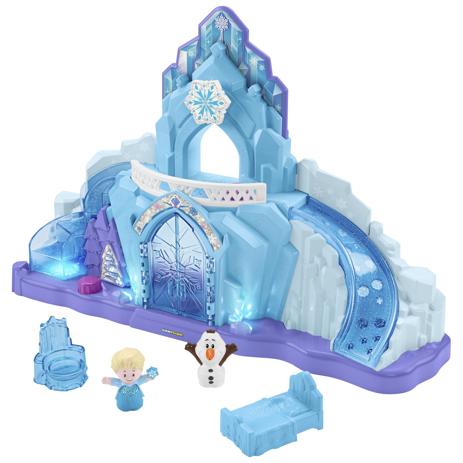 Fingerhut Fisher Price Disney Frozen Elsa S Ice Palace By Little People