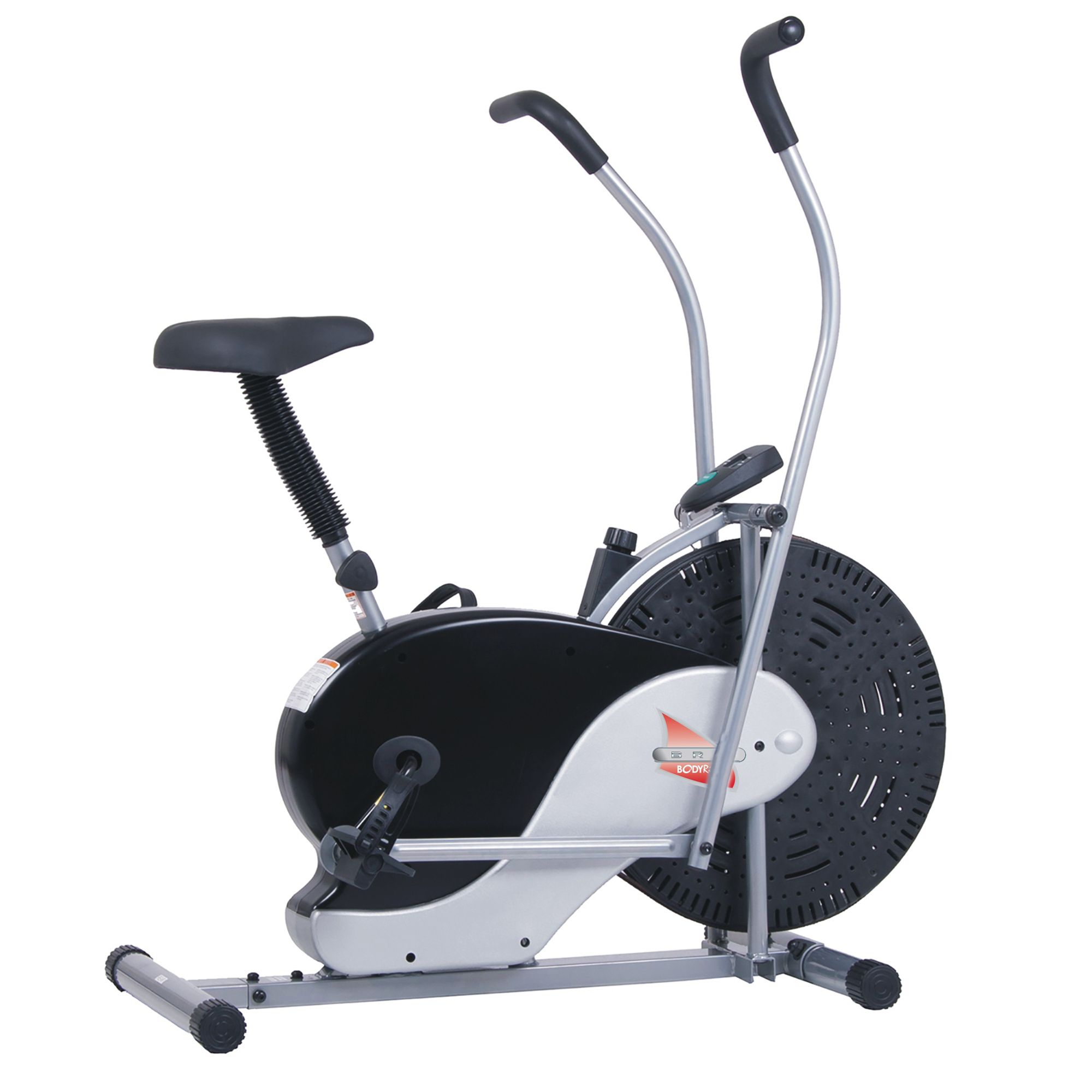 Stationary bike best sale with fan wheel