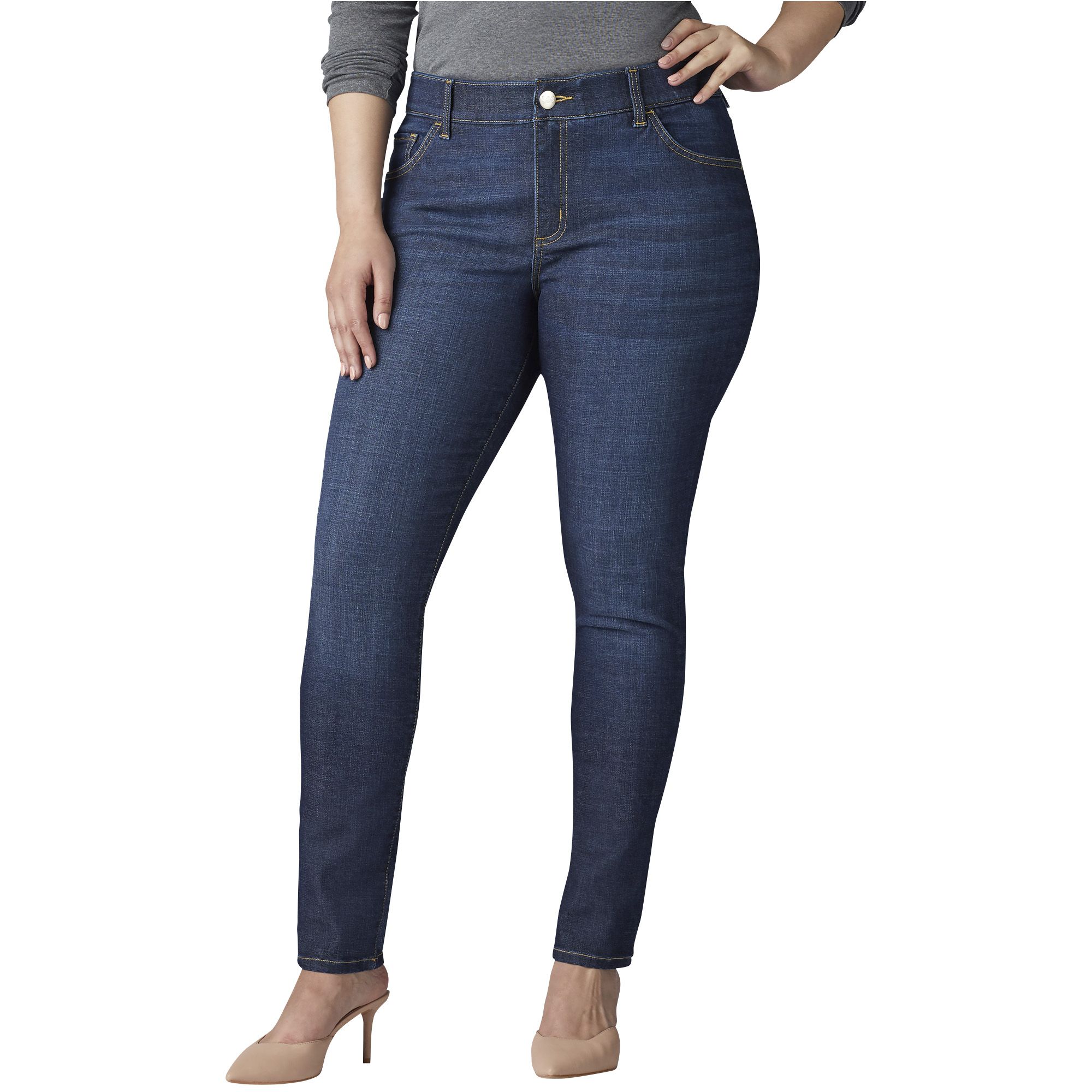 Lee Women's Plus Flex Motion Straight Leg Jean 