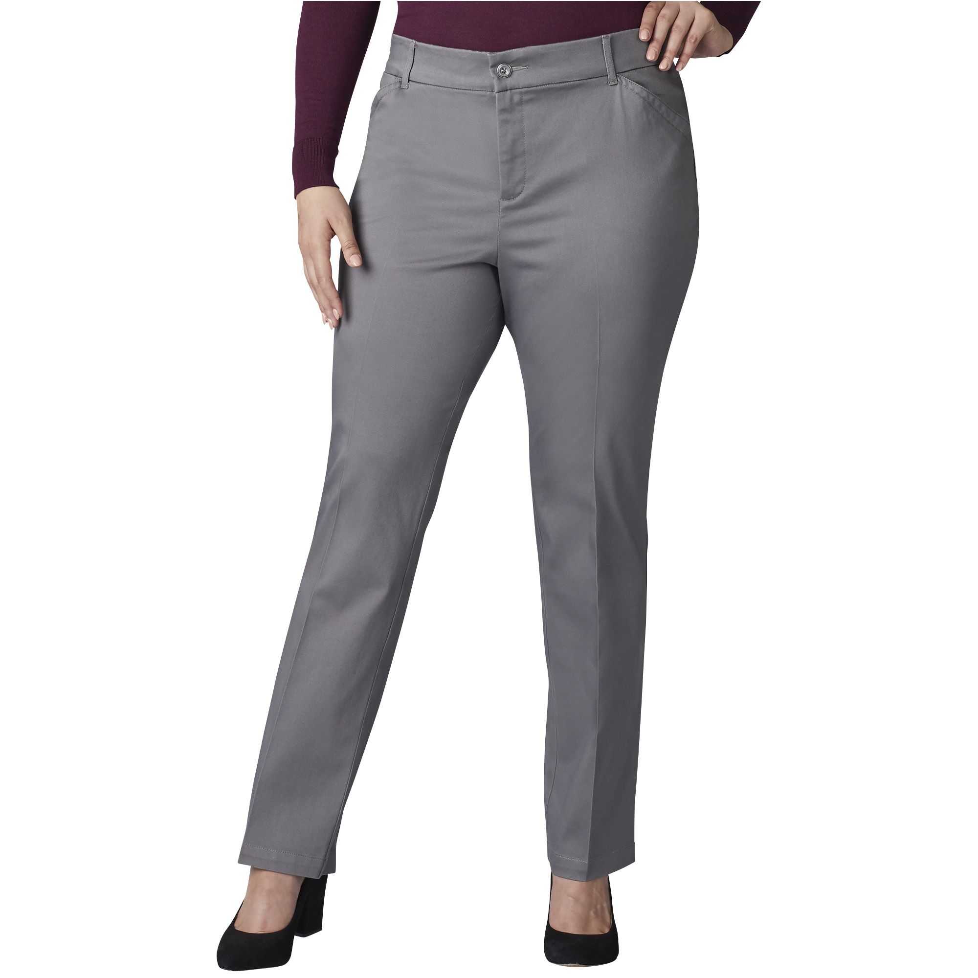 Flex motion regular outlet fit straight leg pant