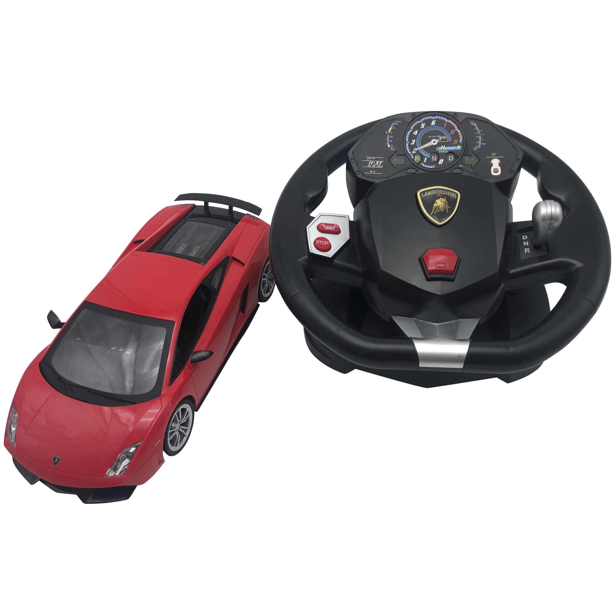 Lamborghini remote control car with 2024 steering wheel