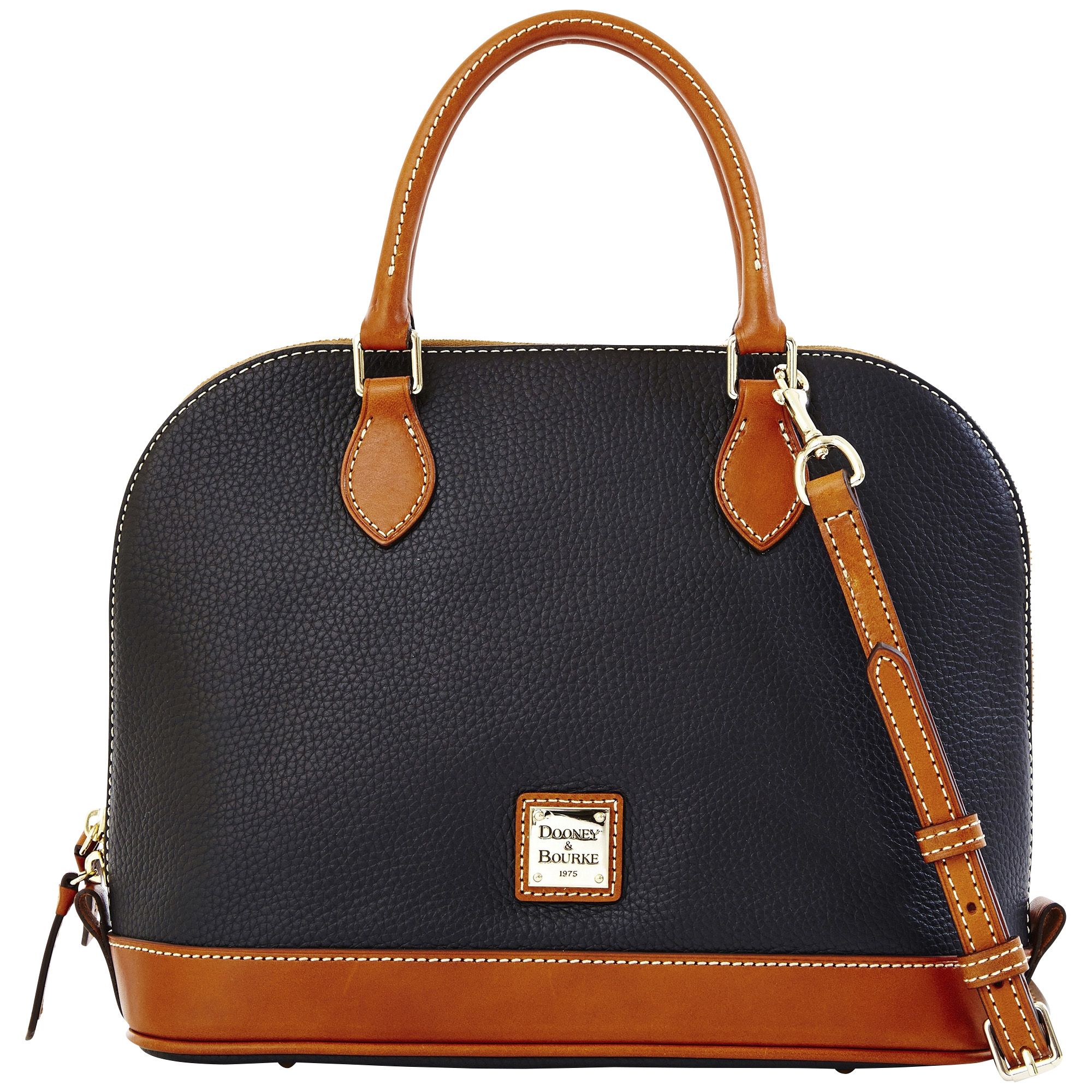 Dooney & Bourke Pebble Grain Zip Zip Satchel