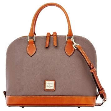 Dooney & Bourke Pebble Grain Zip Zip Satchel