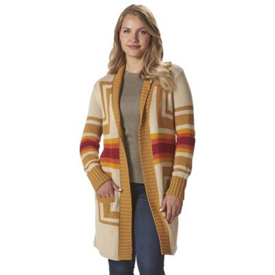 pendleton harding open cardigan