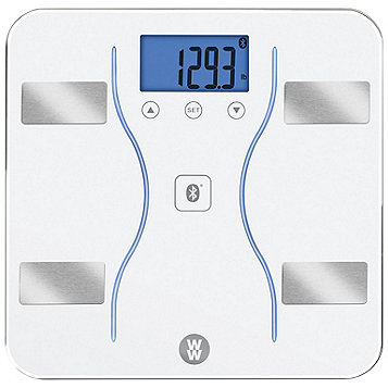 Fingerhut - Weight Watchers Bluetooth Body Analysis Scale - White