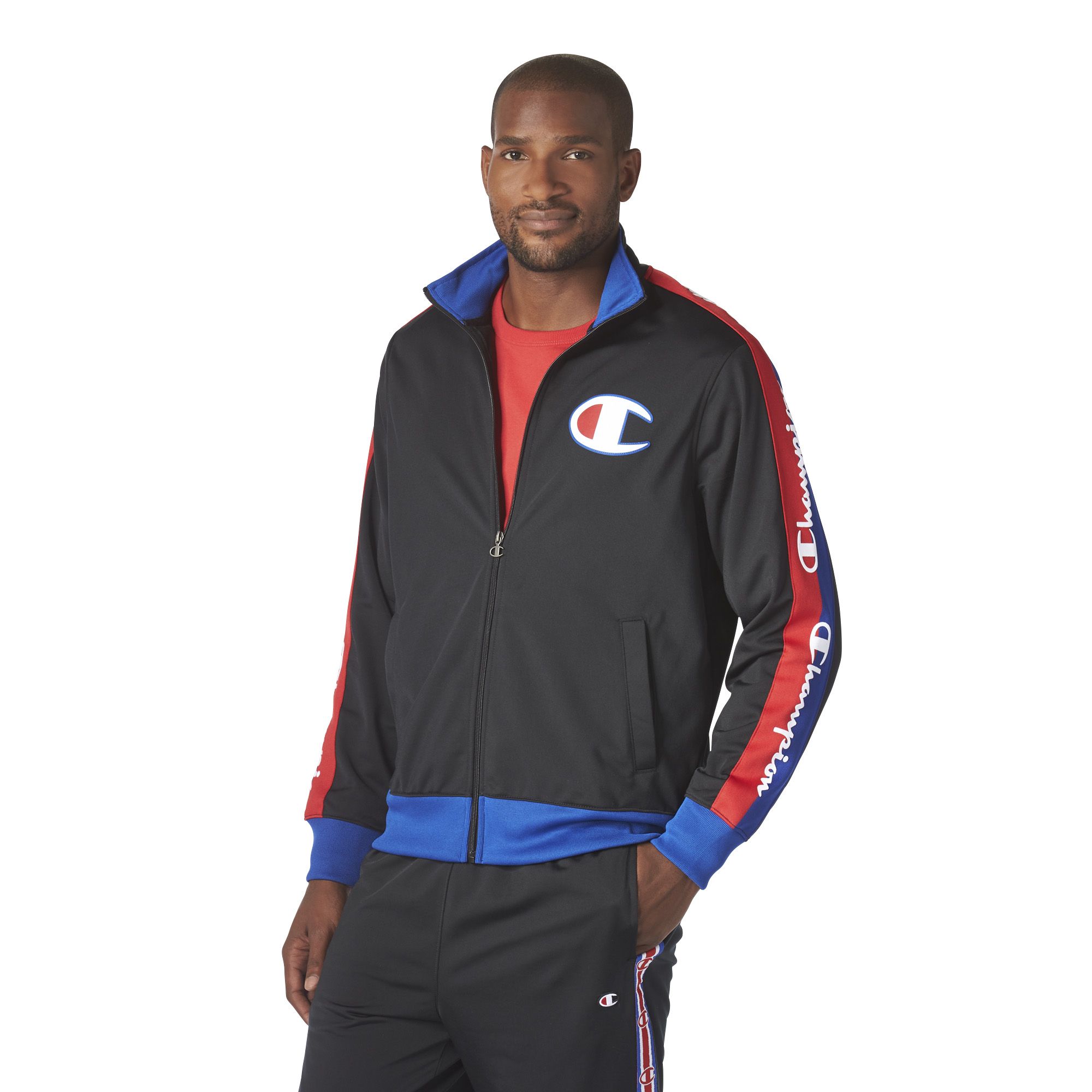 Champion life shop men's track jacket