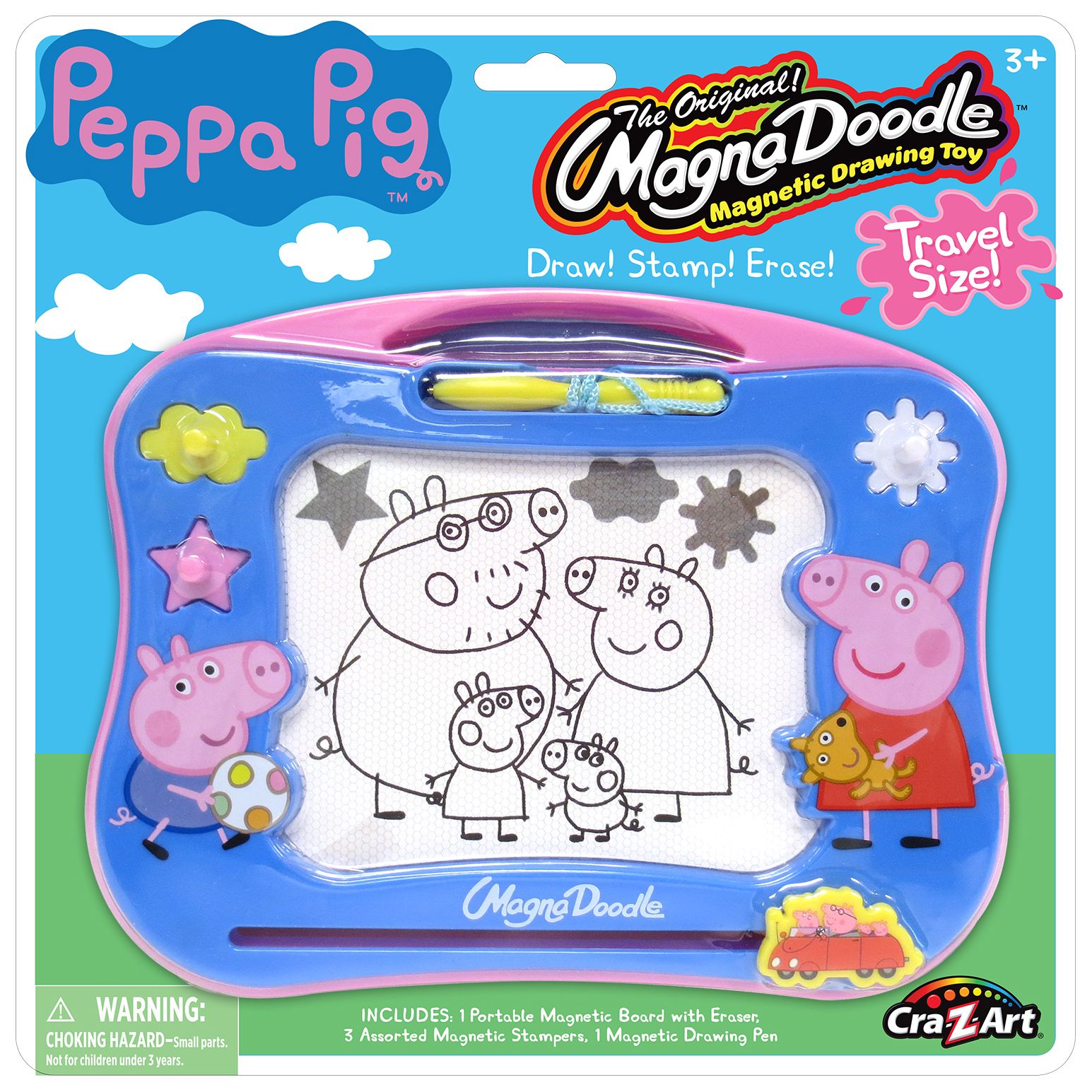 Peppa Pig Travel Magna Doodle - Magnetic Drawing Toy
