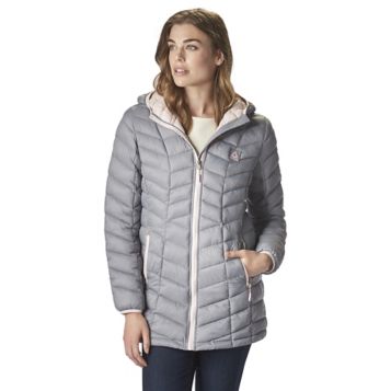 Reebok glacier shield quilted hooded jacket online