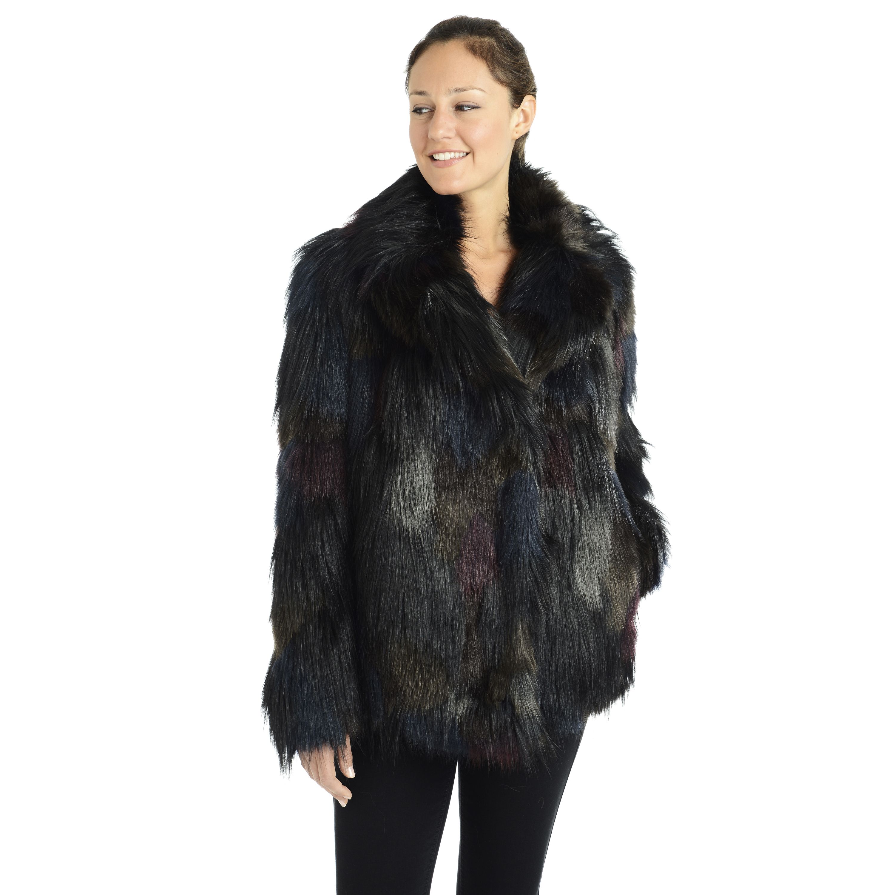 Rachel roy fur on sale coat