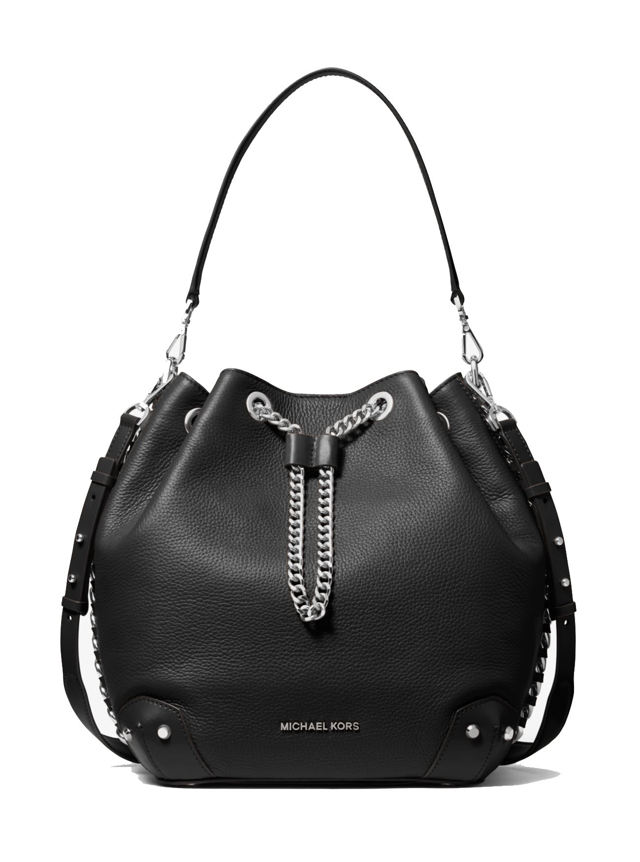 Fingerhut - Michael Kors Alanis Large Bucket Bag - Black