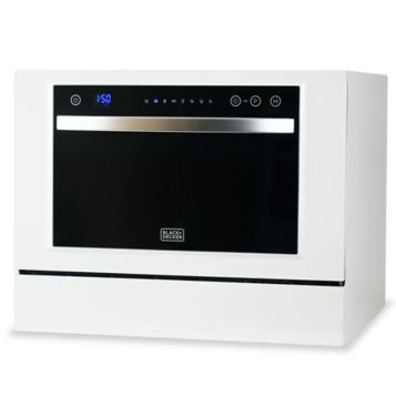 Fingerhut - BLACK+DECKER 18 Portable Dishwasher - White