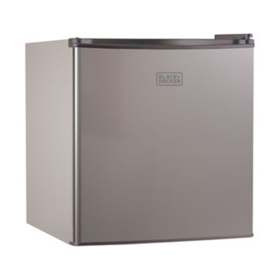 Fingerhut - BLACK+DECKER 2.5 Cu. Ft. Compact Fridge - Silver