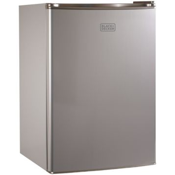 Fingerhut - BLACK+DECKER 2.5 Cu. Ft. Compact Fridge - Silver