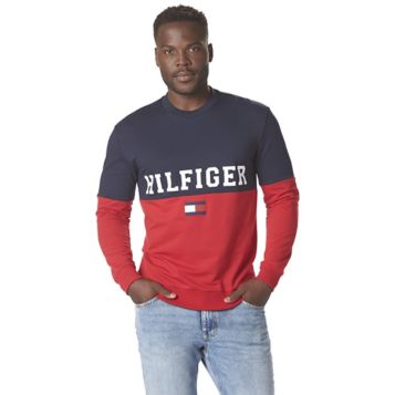 Tommy jeans colorblock clearance sweatshirt