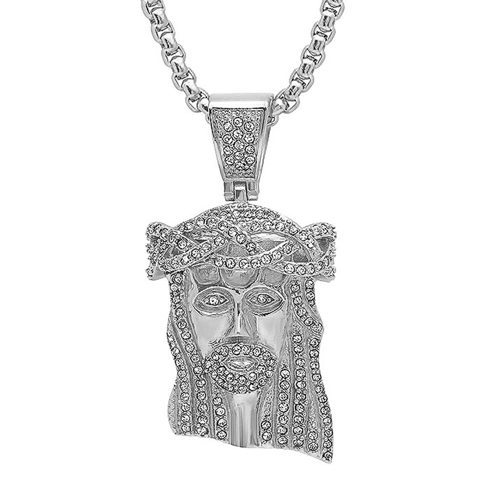 Stainless steel hot sale jesus pendant