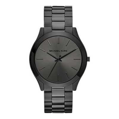 michael kors all black mens watch