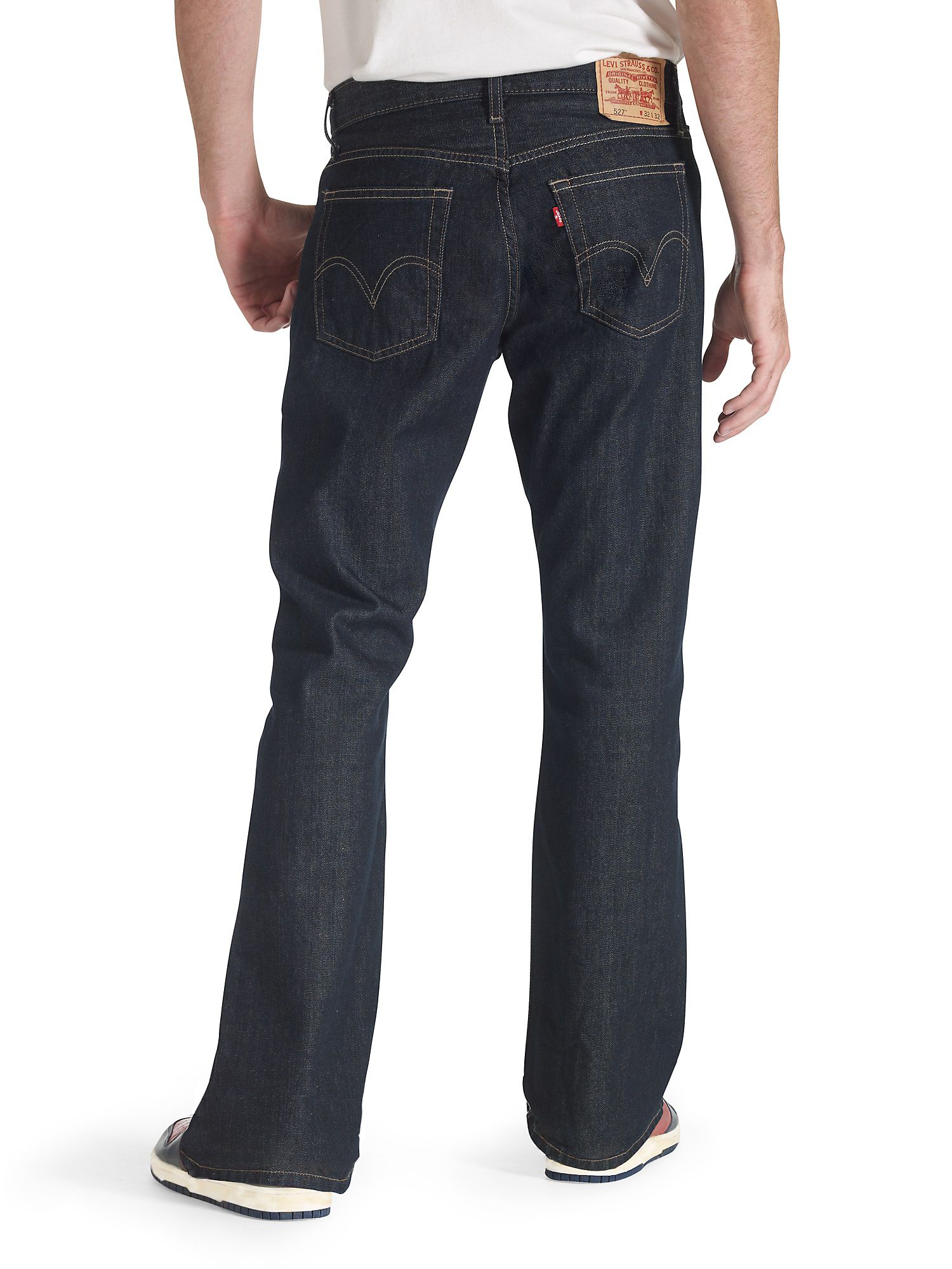 Levis 527 store tumbled rigid