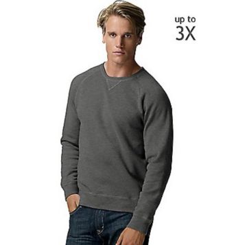 Hanes Original Men's Triblend French Terry Crewneck Sweatshirt