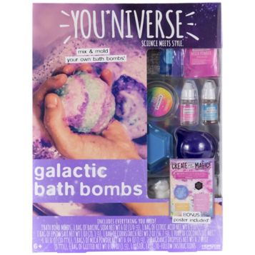 STMT D.I.Y. Bath Bombs Kit- Mix & Mold Your Own 5 Scented Multicolored Bombs