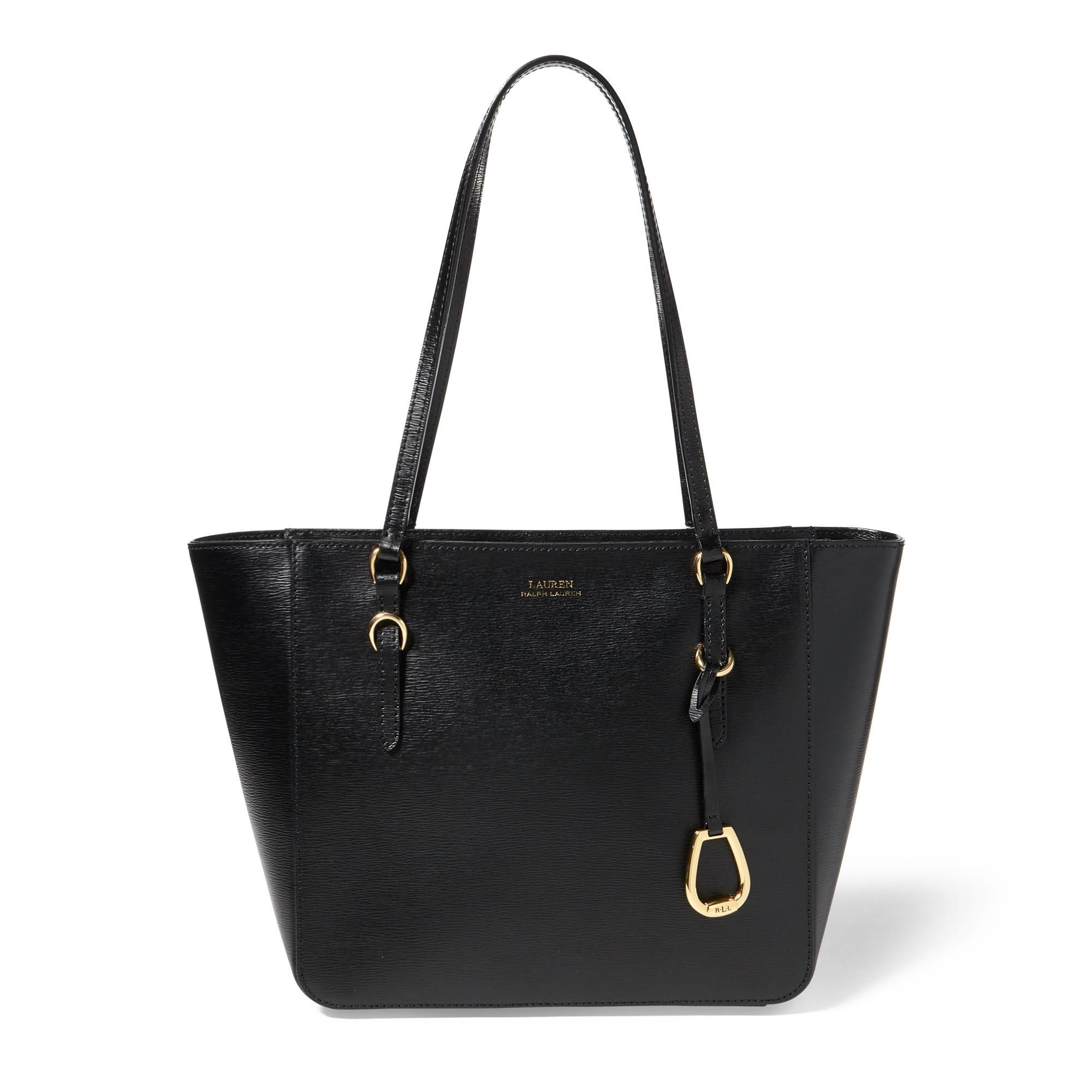 Lauren ralph lauren bennington leather shopper sale