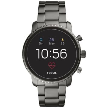 Fossil men's gen 4 explorist hr stainless on sale steel