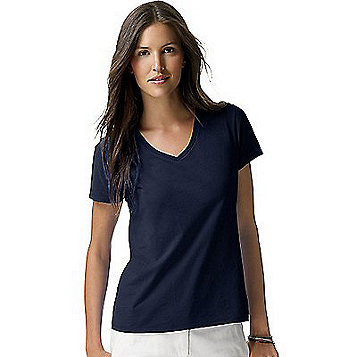 Fingerhut - Hanes Women's Nano-T V-Neck T-Shirt