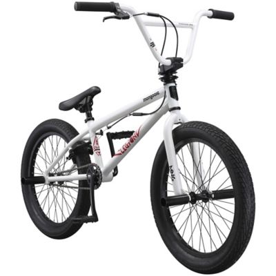 mongoose bmx bike white
