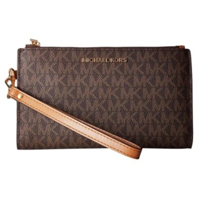 michael michael kors logo smartphone wristlet