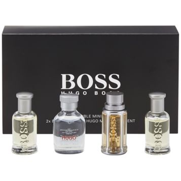 Hugo boss 4 piece collectible miniatures shop set