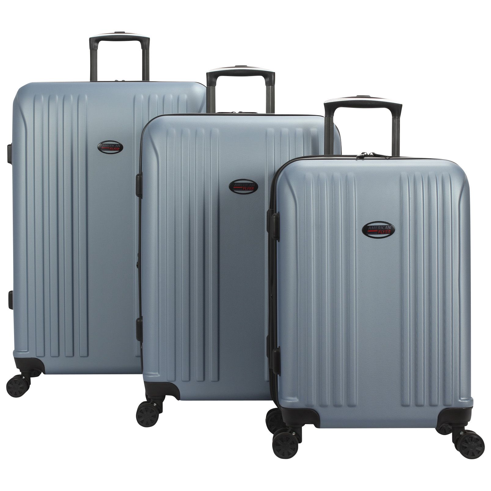 American Flyer Argyle Jacquard 5-pc. Luggage Set