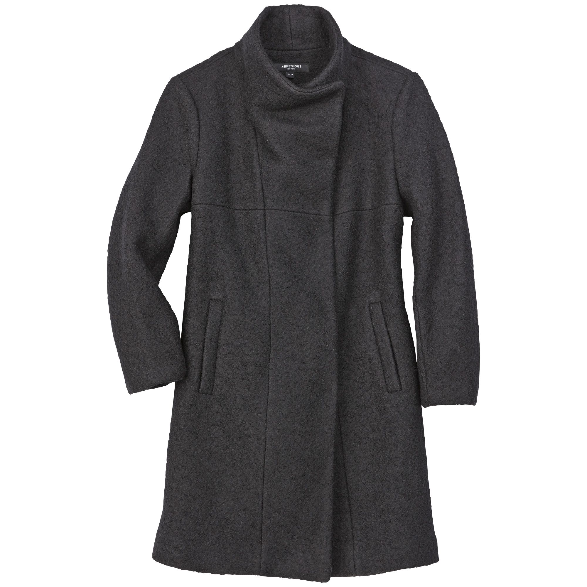 Kenneth cole asymmetrical wool coat best sale