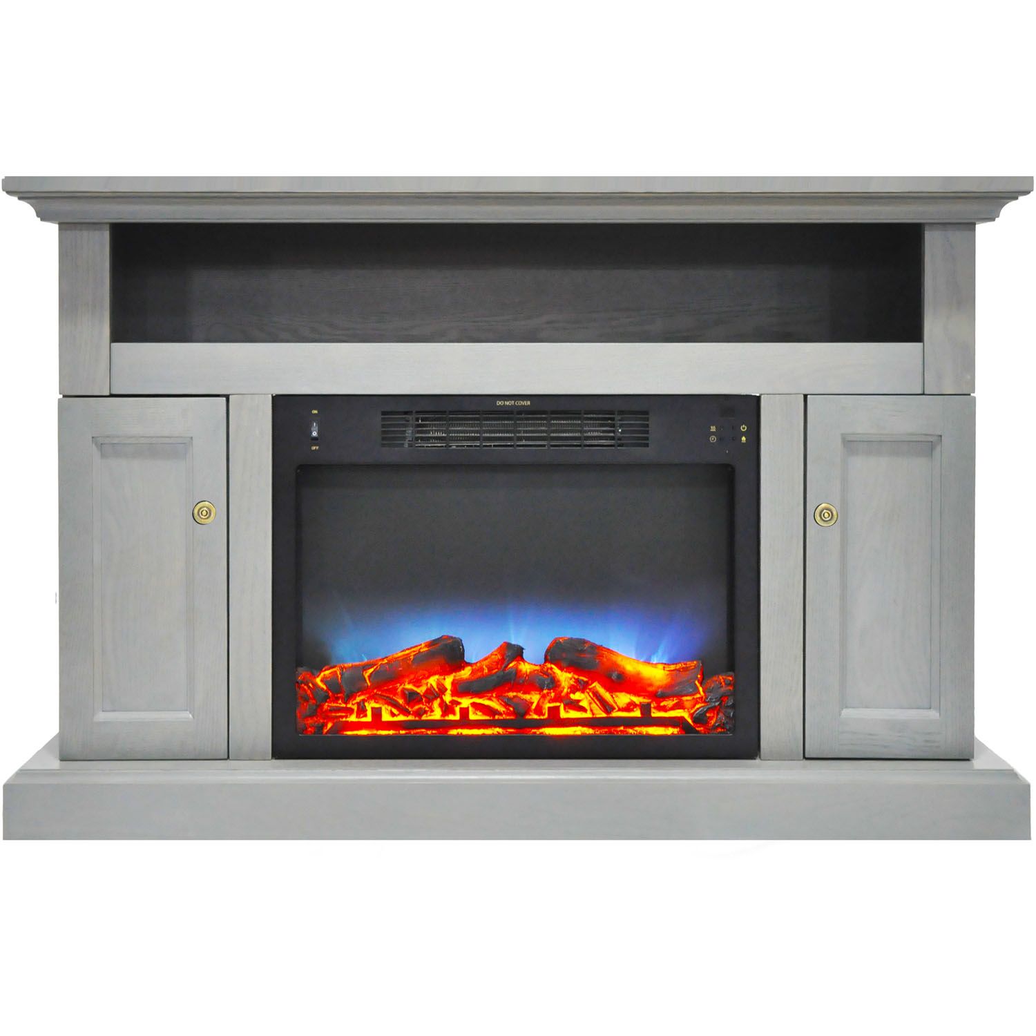 Fingerhut - Cambridge Sorrento 47.5 Electric Fireplace with Multi-Color  LED Display - Gray, CAM5021-2GRYLED
