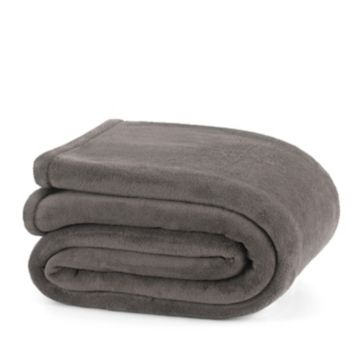 Martex Plush Blanket, King, Black