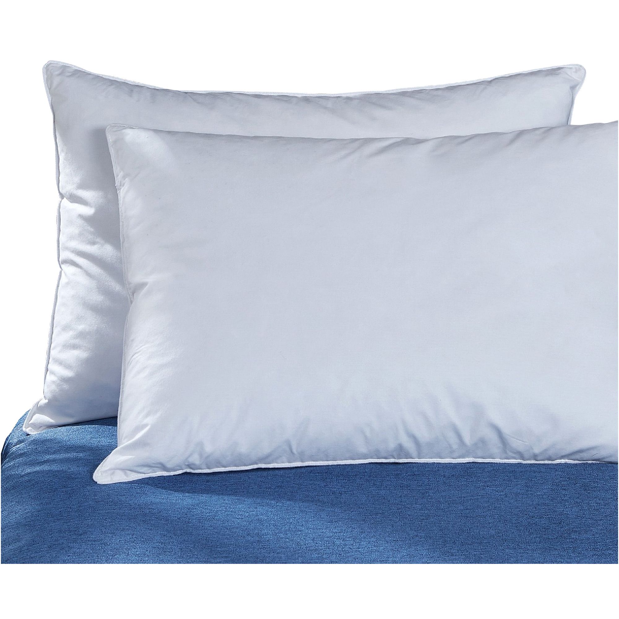 Puredown Goose Feathers and Down Pillow for Sleeping Gusseted Bed