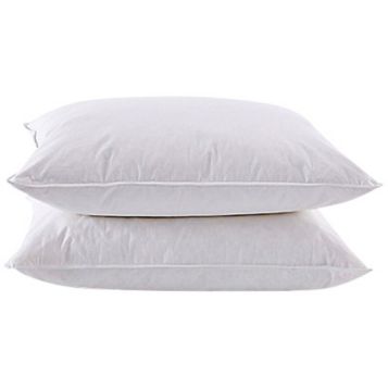 Puredown White Down Feather Bed Pillows Set of 2, Size: King