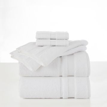 Martex Supima Luxe 6-Piece Towel Set - White