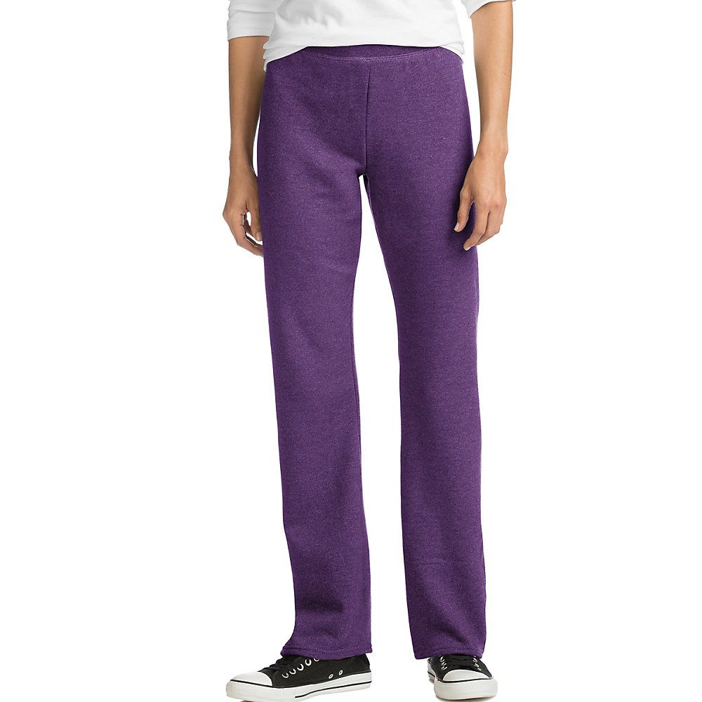 Hanes® Women's ComfortSoft EcoSmart Open Leg Fleece Sweatpants