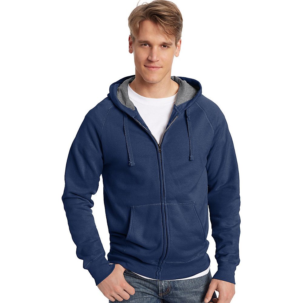 Hanes men's nano store premium lightweight fleece hoodie