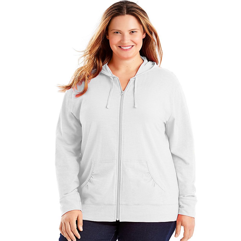 Hanes Women's ComfortSoft Full-Zip Hoodie Sweatshirt