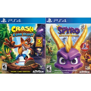 PS4 Spyro: Reignited Trilogy + Crash Bandicoot: N-Sane Trilogy