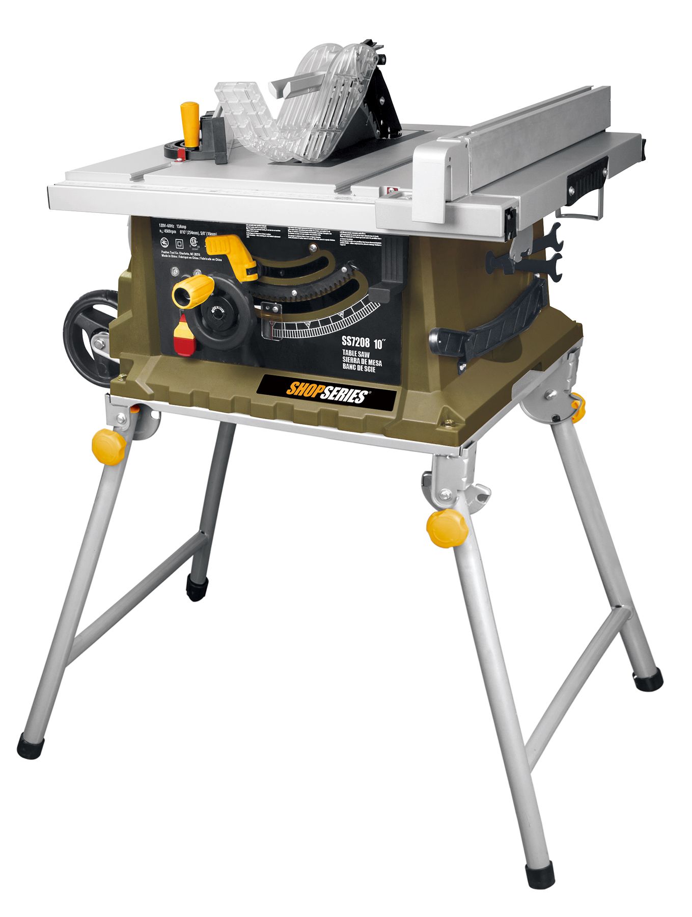 Rockwell ShopSeries Heavy-Duty Benchtop Table Saw — 10in., 13 Amps, Model#  RK7240.1