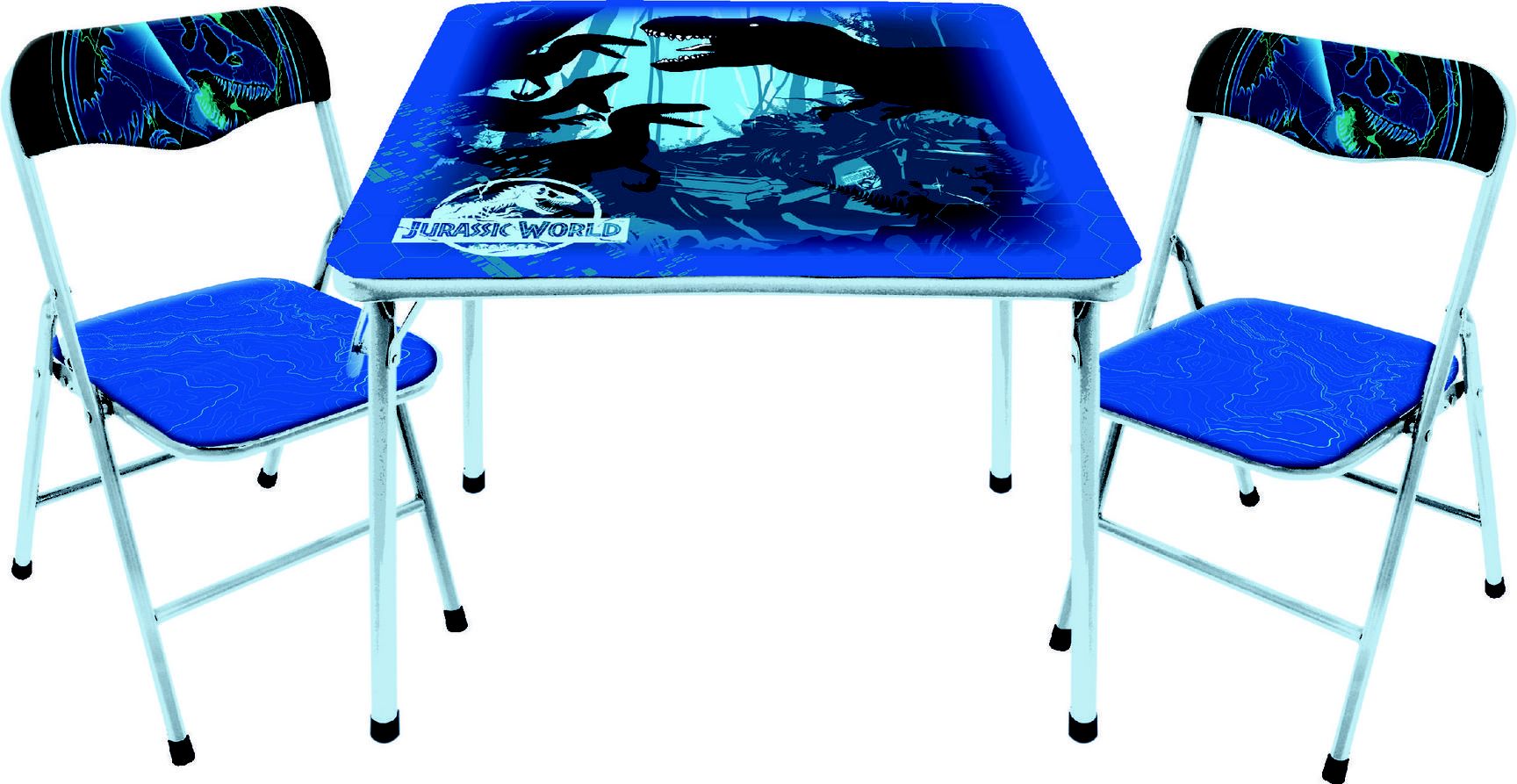 Fingerhut JURASSIC WORLD 3 PC TABLE AND CHAIR SET