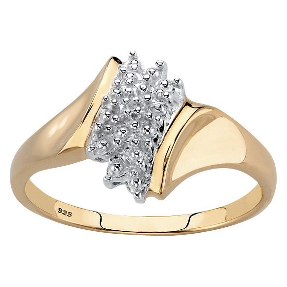 Buy Palm Beach Jewelry 18K Yellow Gold Plated Marquise Shaped