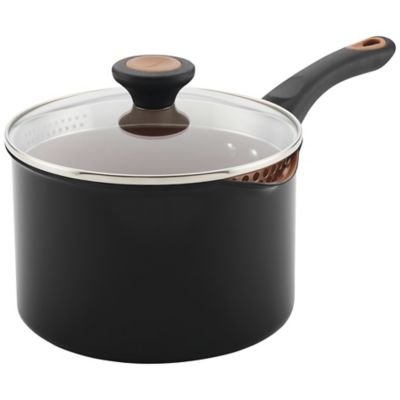 Farberware Glide Skillet, Black, Copper Ceramic, 12.5 Inch