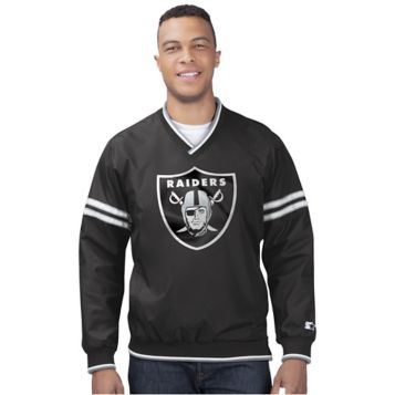 Football Fan Shop Officially Licensed NFL Crew-Neck Sweatshirt by Starter - Raiders