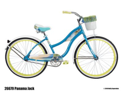 blue huffy beach cruiser