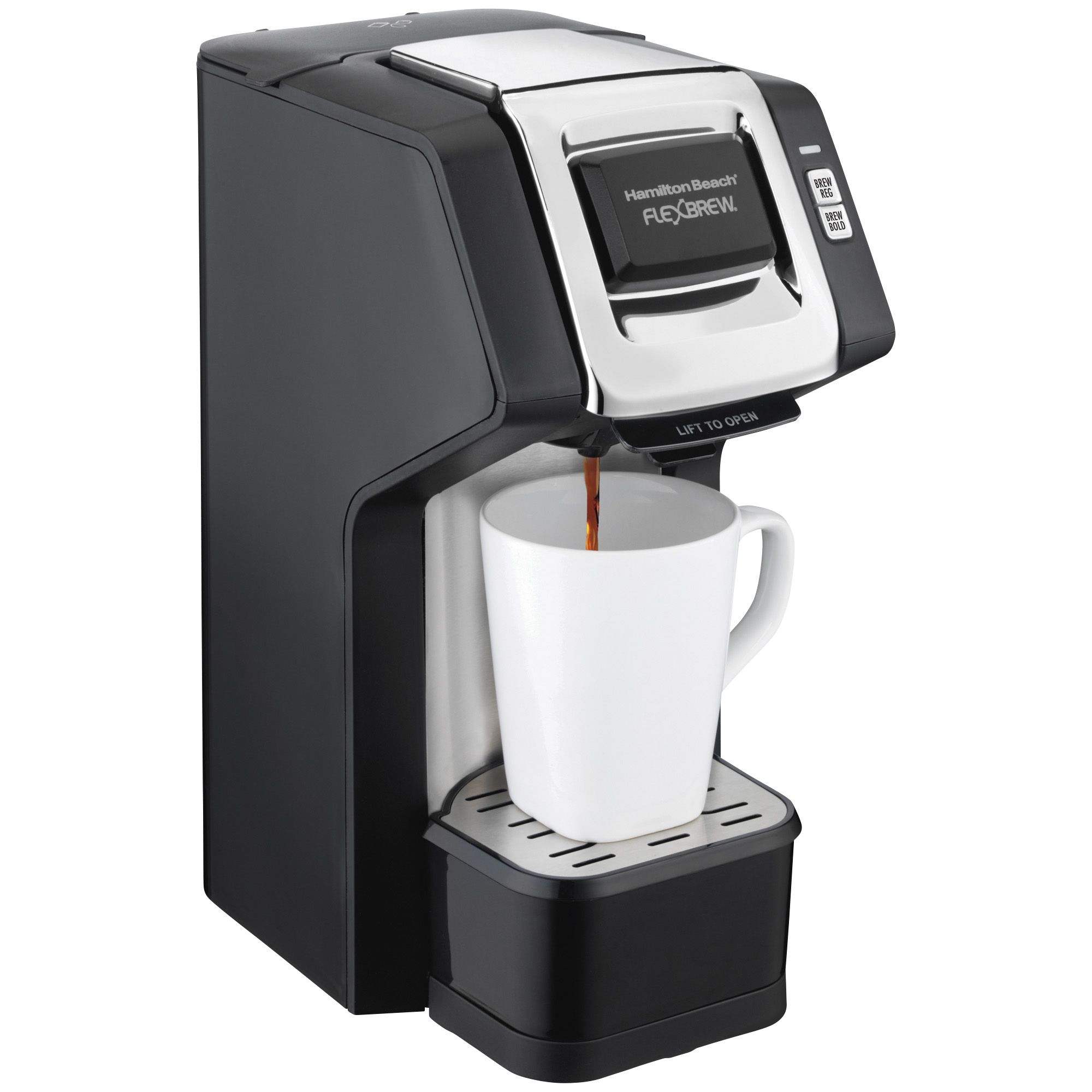 Fingerhut - Hamilton Beach FlexBrew Single-Serve Coffeemaker with