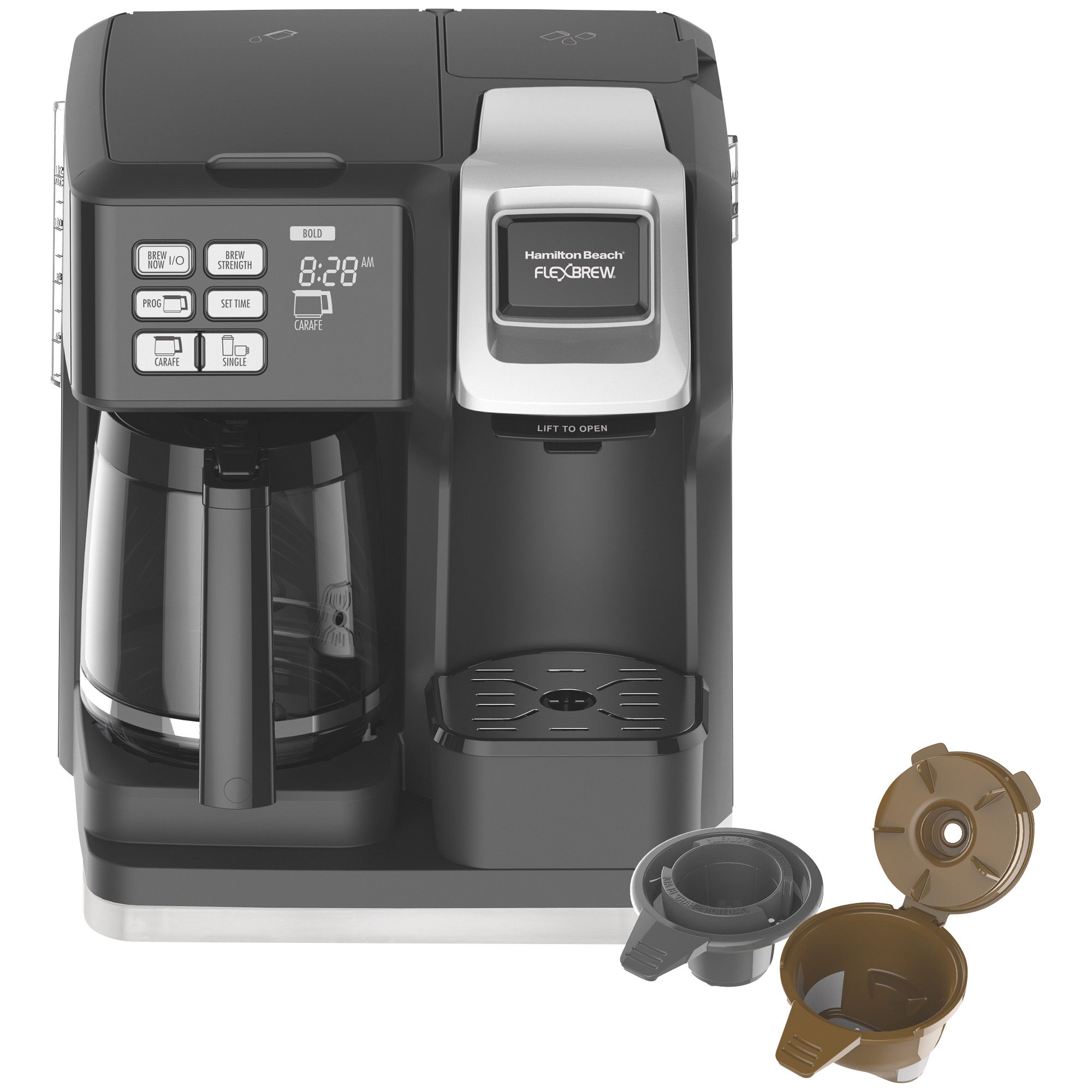 Fingerhut - Hamilton Beach FlexBrew Single-Serve Coffeemaker