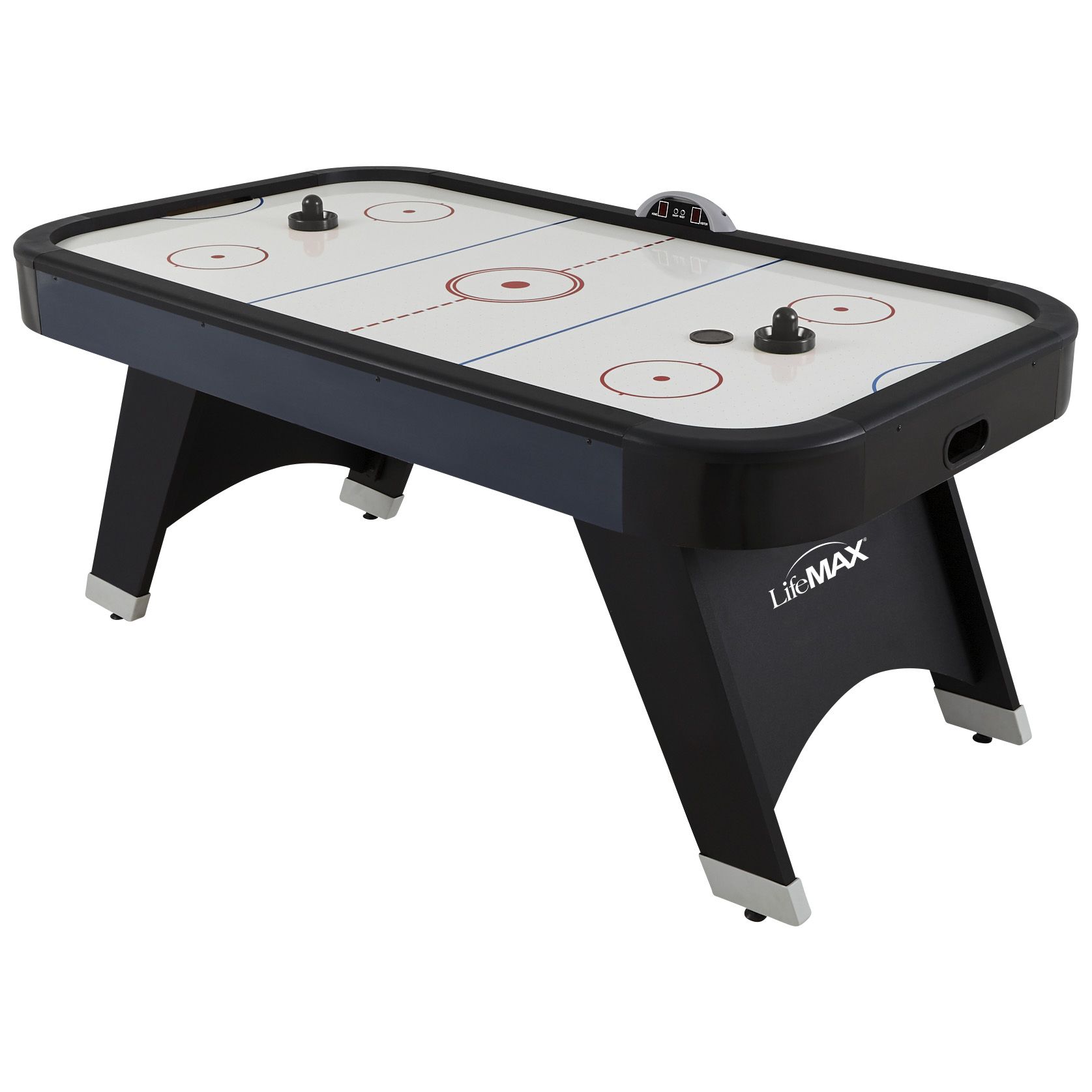 Electric air hockey best sale table